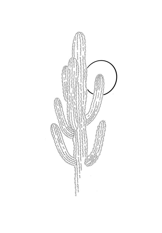 Sassy Florals - C*** Cactus