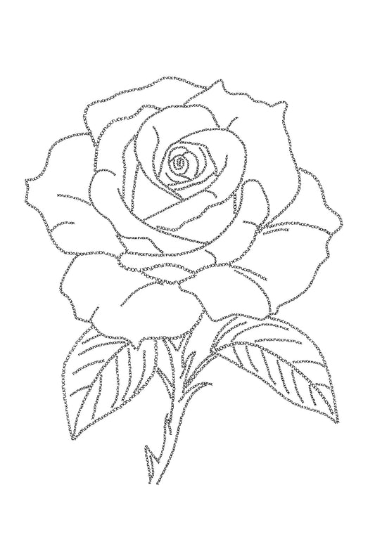 Sassy Florals - F*** Rose